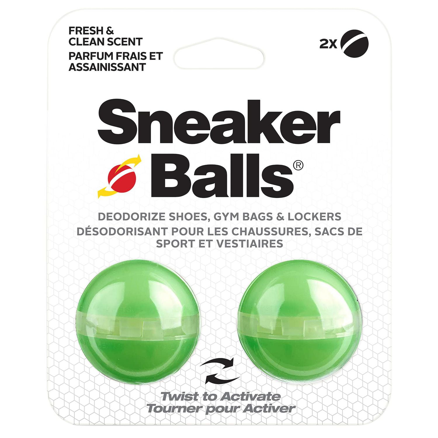  Knixmax Sneaker Deodorizer Balls Soccer 2 Packs