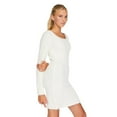 thumbnail image 2 of No Boundaries Women's Eyelash Sweater Dress, 2 of 6