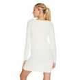 thumbnail image 3 of No Boundaries Women's Eyelash Sweater Dress, 3 of 6