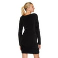 thumbnail image 3 of No Boundaries Women's Eyelash Sweater Dress, 3 of 6