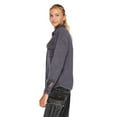 thumbnail image 2 of No Boundaries Women's Waffle Shacket, 2 of 6