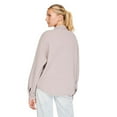 thumbnail image 3 of No Boundaries Women's Waffle Shacket, 3 of 6