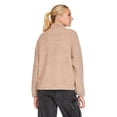 thumbnail image 3 of No Boundaries Women's Faux Shearling Popover, 3 of 6
