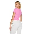thumbnail image 3 of No Boundaries Women's Rib Baby Tee, 3 of 6