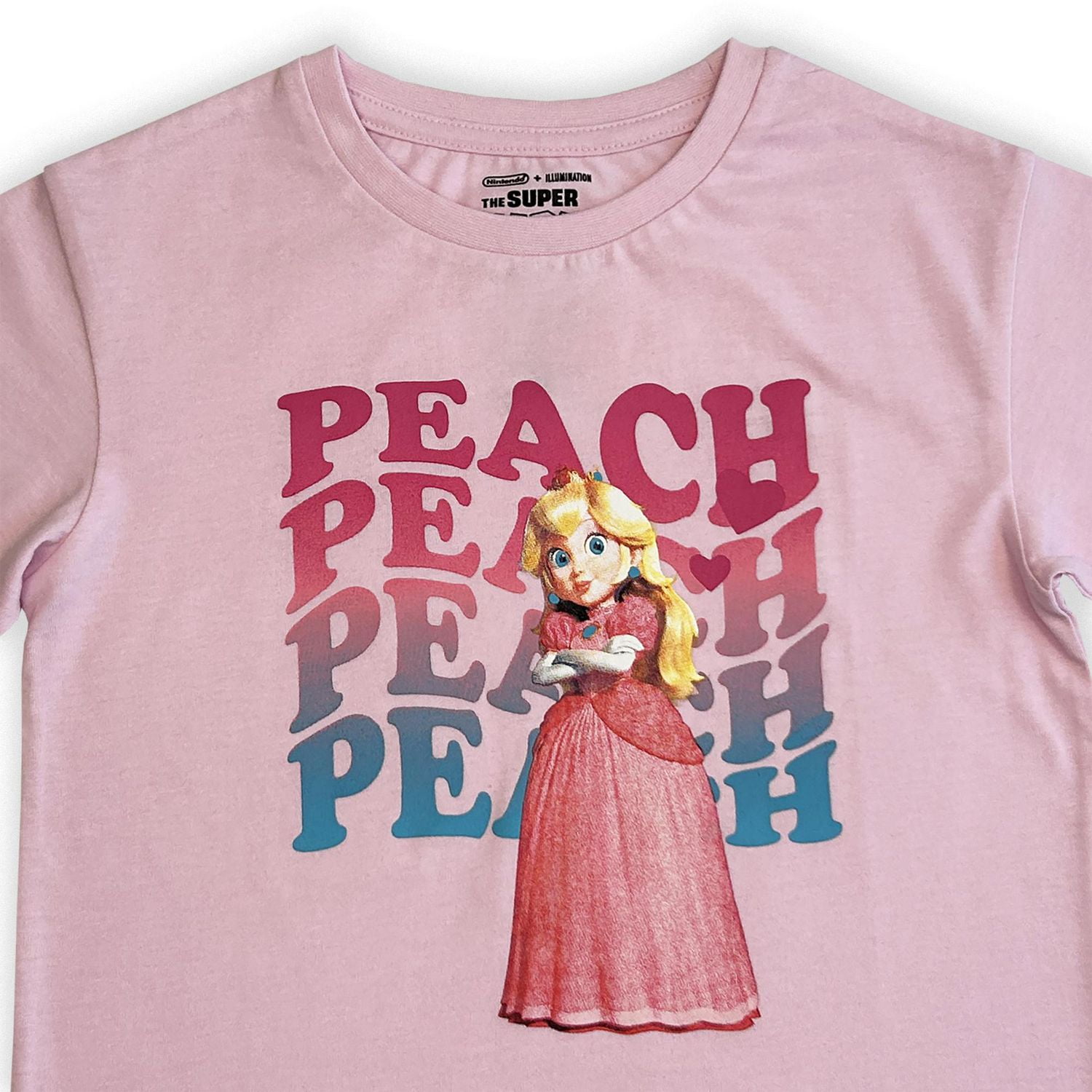 Super Mario Bros Girls short sleeve tee shirt