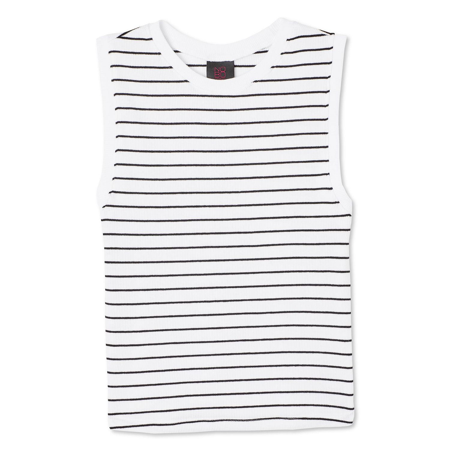 No Boundaries Women's Rib Tank, Sizes XS-XXL