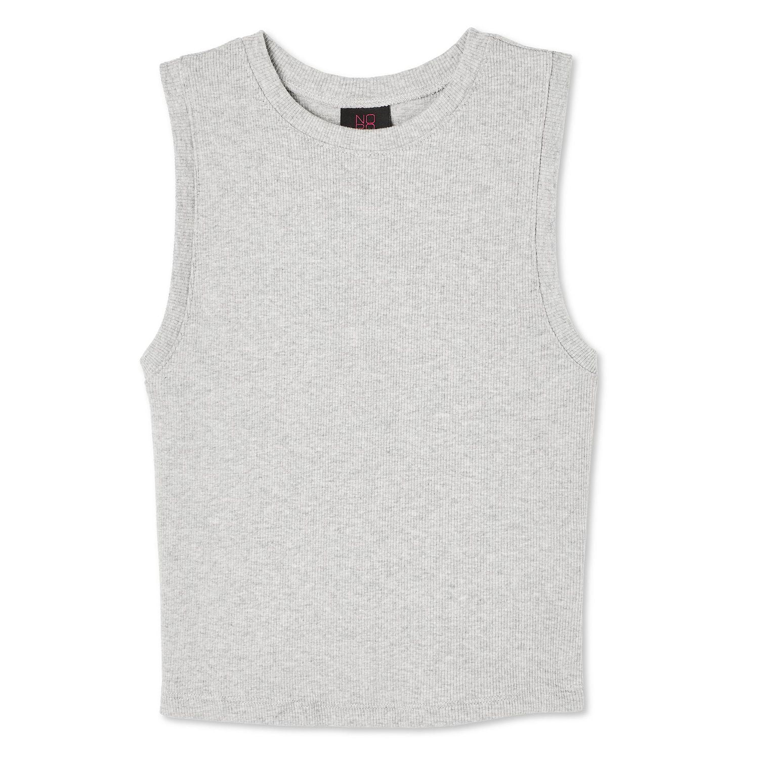 No Boundaries Women's Rib Tank Top, Sizes XS-XXL