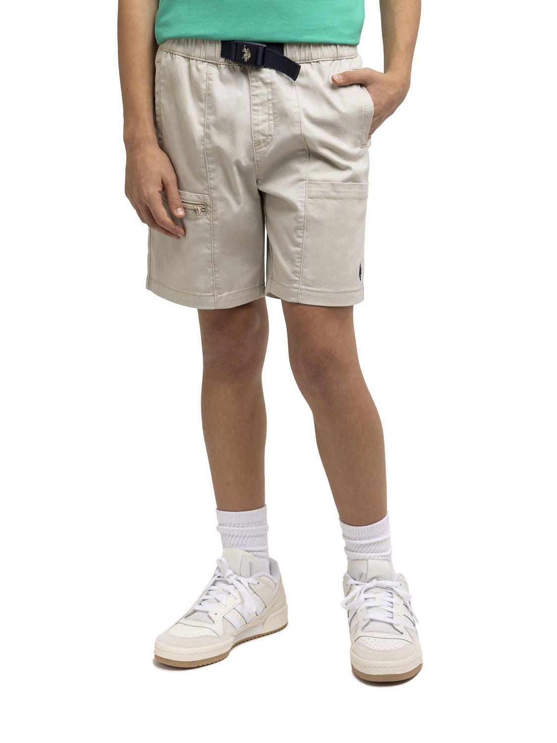 U.S. Polo Assn. Short à enfiler avec boucle Adventure pour garçon