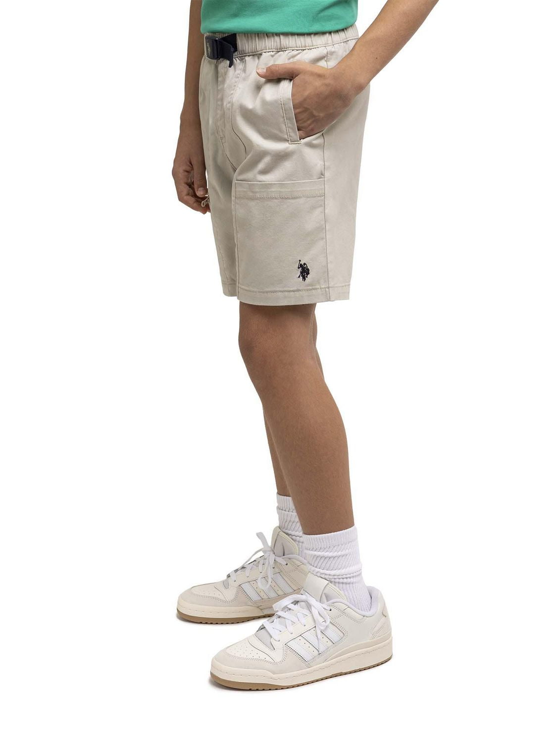 U.S. Polo Assn. Short à enfiler avec boucle Adventure pour garçon