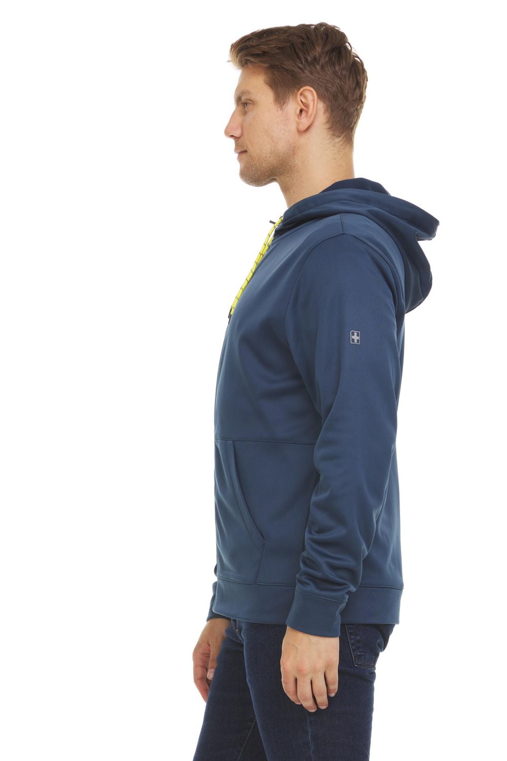 Swiss Tech Men's Fleece Full Zip Hoodie
