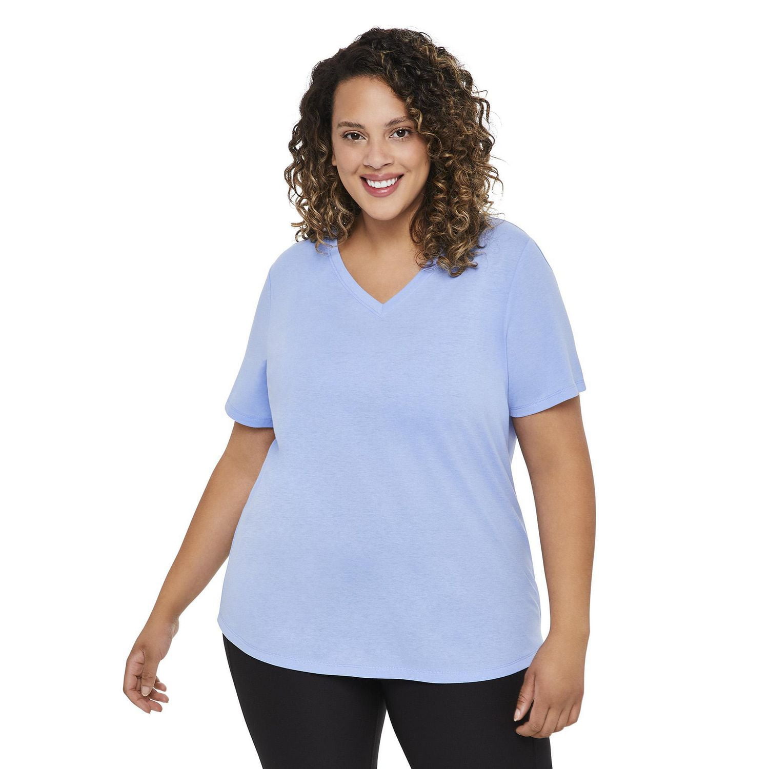 T-shirt de base Athletic Works Plus pour femmes