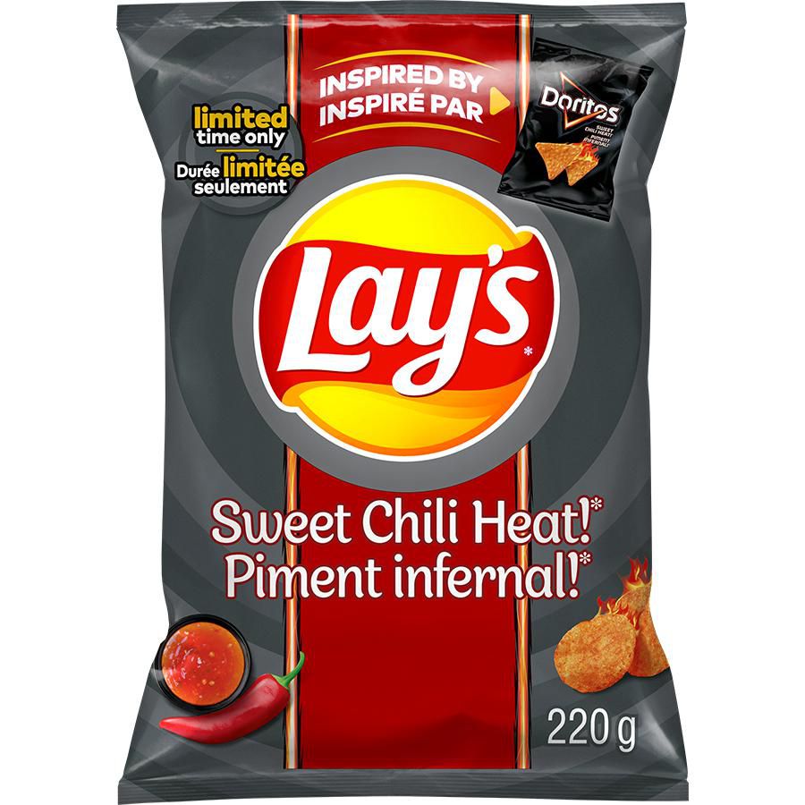 Lay's Sweet Chili Heat Potato Chips | Walmart Canada