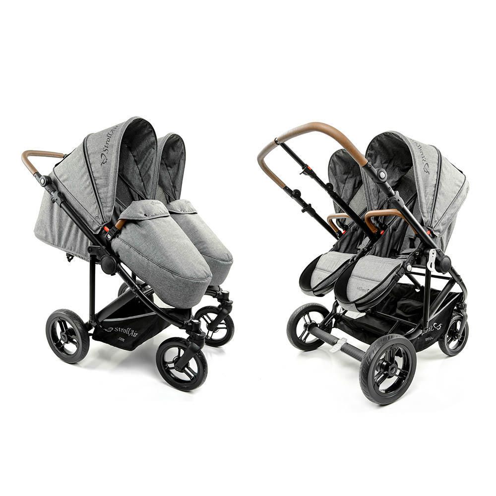 twin side by side strollers with car seats