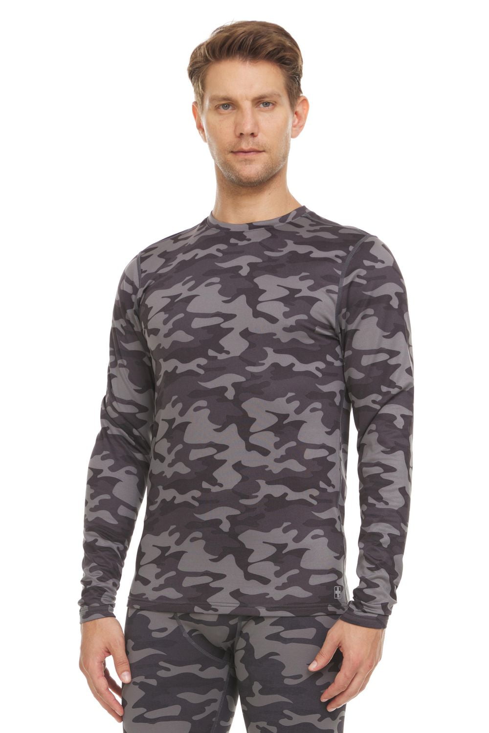 Swiss Tech Men's Base Layer Long Sleeve Crewneck  Top