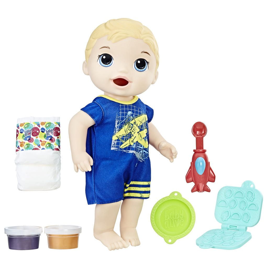 Baby Alive Super Snacks Snackin Luke blonde Walmart