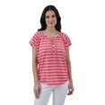 thumbnail image 1 of CHAPS LACE UP TOP, 1 of 2