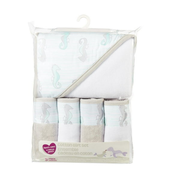 Ens. cadeau en coton Le Choix des Parents en paq. de 5