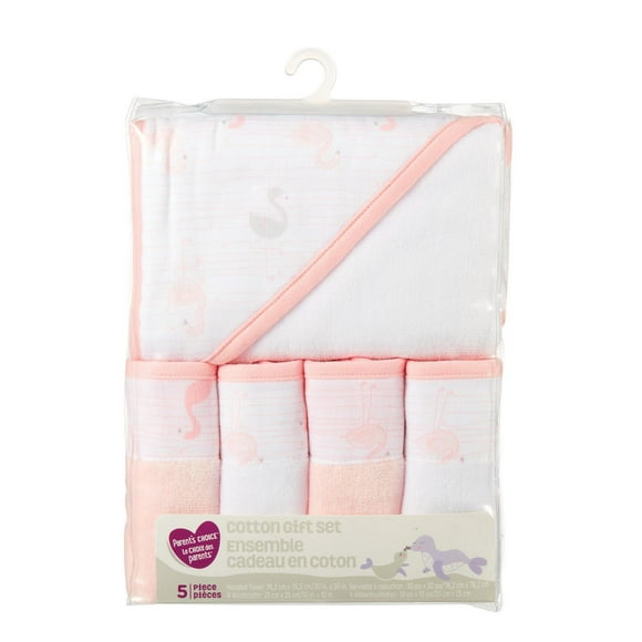 Ens. cadeau en coton Le Choix des Parents en paq. de 5
