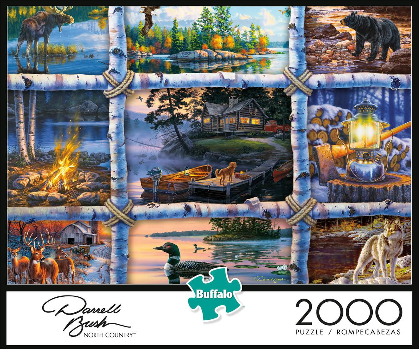 Buffalo Games Darrell Bush North Country 2000 Piece Jigsaw Puzzle