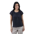 thumbnail image 1 of CHAPS SS PLEAT NECK, 1 of 2