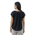 thumbnail image 2 of CHAPS SS PLEAT NECK, 2 of 2