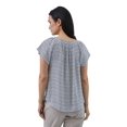 thumbnail image 2 of CHAPS SS PLEAT NECK, 2 of 2