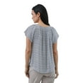 thumbnail image 2 of CHAPS SS PLEAT NECK, 2 of 2