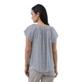 thumbnail image 2 of CHAPS SS PLEAT NECK, 2 of 2