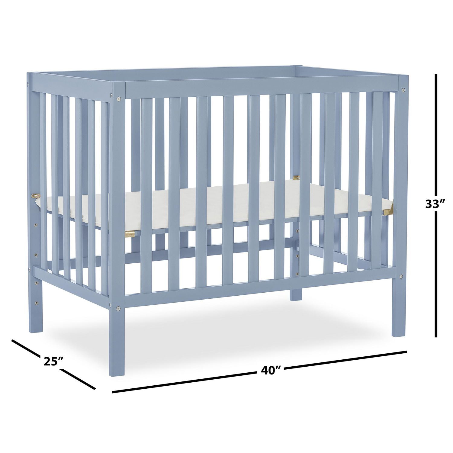 Dimensions of 2025 mini crib