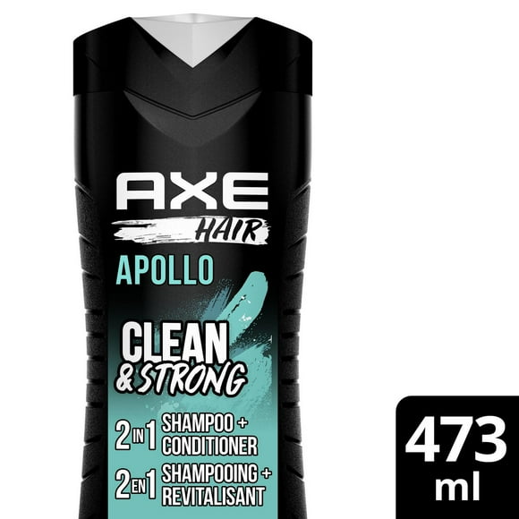 2-en-1 Shampooing+revitalisant AXE Apollo 473ml Shampooing