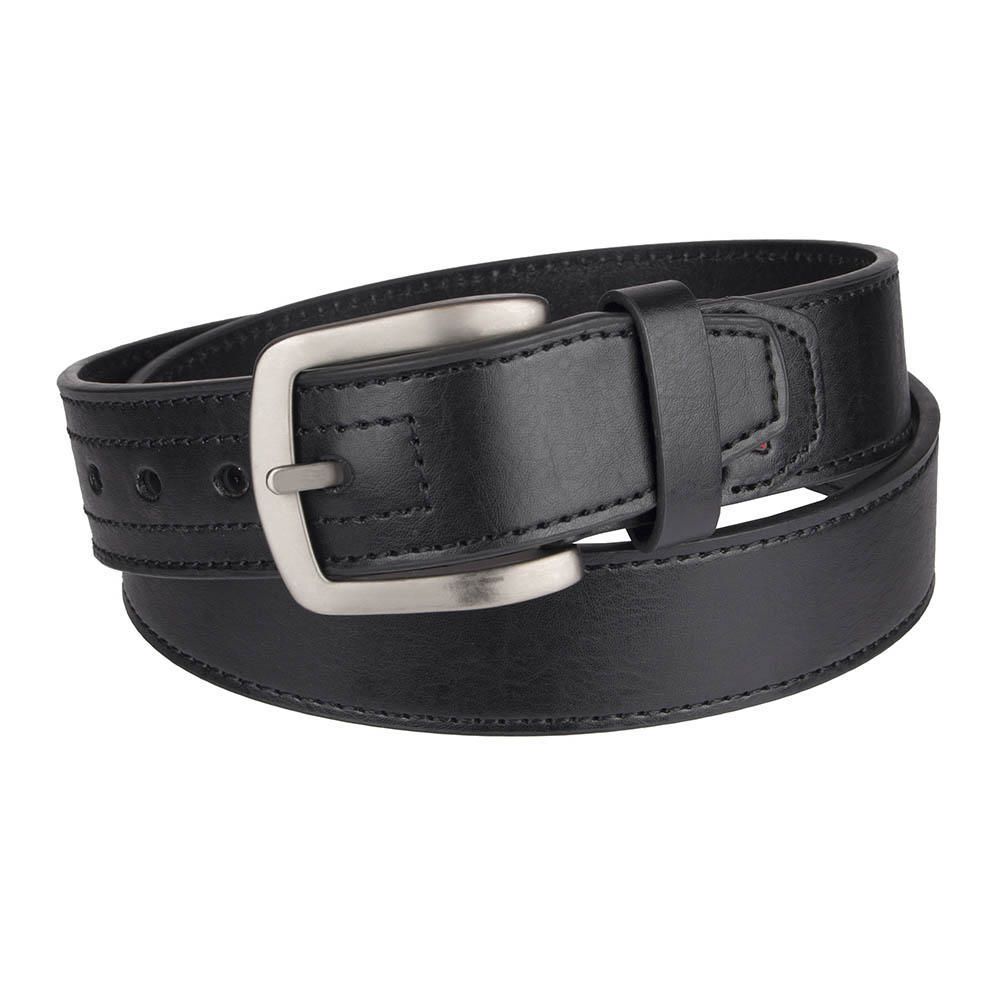 Men's Brighton Ventura Leather Belt, #M10383 Black - Richard David for Men