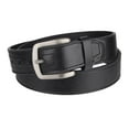 thumbnail image 1 of Genuine Dickies Men's 38 mm Industrial Strength Black Leather Belt, 1 of 2