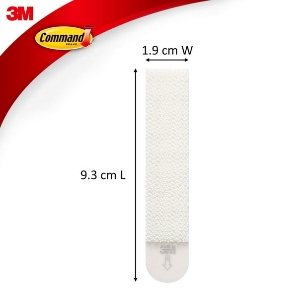 3M Command Large Picture-Hanging Strips, White, 4-Strip 