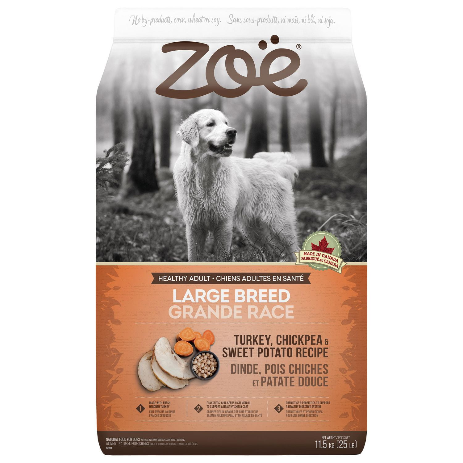 Zoë Large Breed Dog Food Turkey, Sweet Potato, Chickpea Walmart Canada