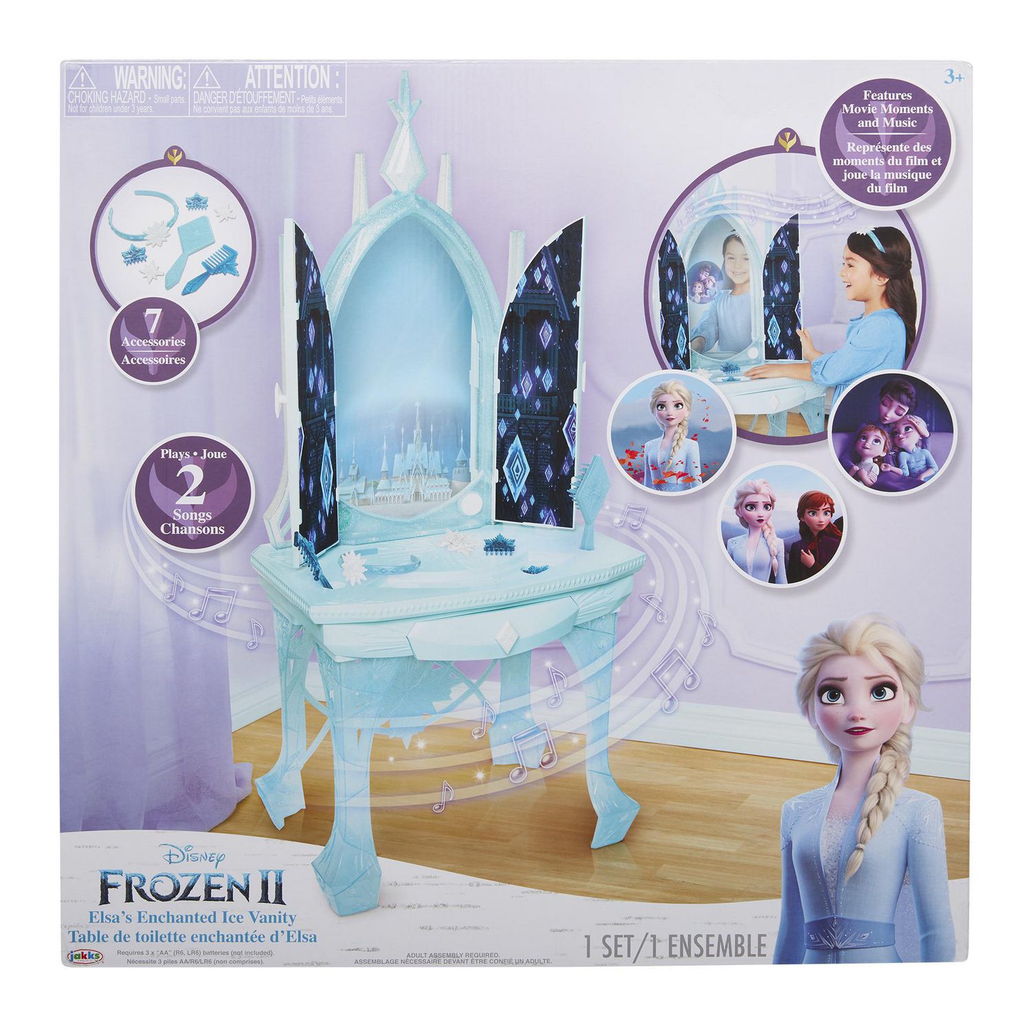 elsa make up table