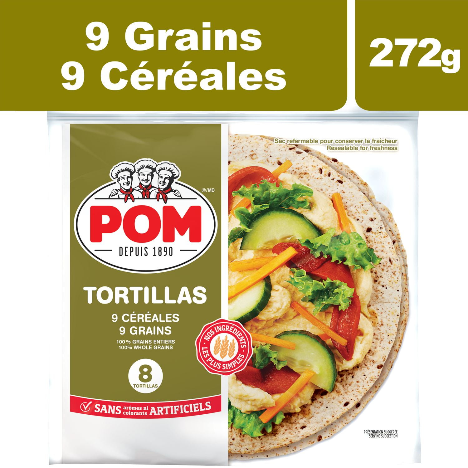 POM® 9 Grains Tortillas Walmart Canada