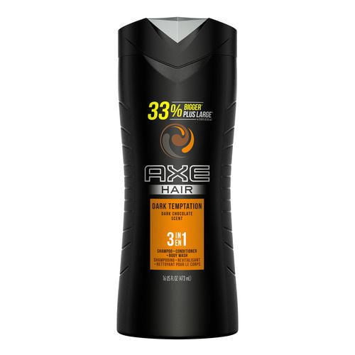 Axe 3en1 Shampooing + Revitalisant + Gel Douche Dark Temptation 473 ML 473 ML