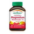 thumbnail image 1 of Jamieson Magnesium Mineral Complex Chewable Tablets, Raspberry Mango, 60 Count, 1 of 5