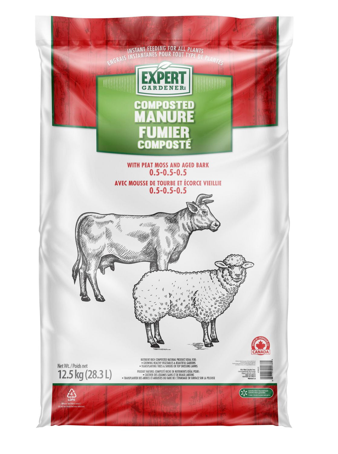 Expert Gardener Composted Manure Walmart Canada