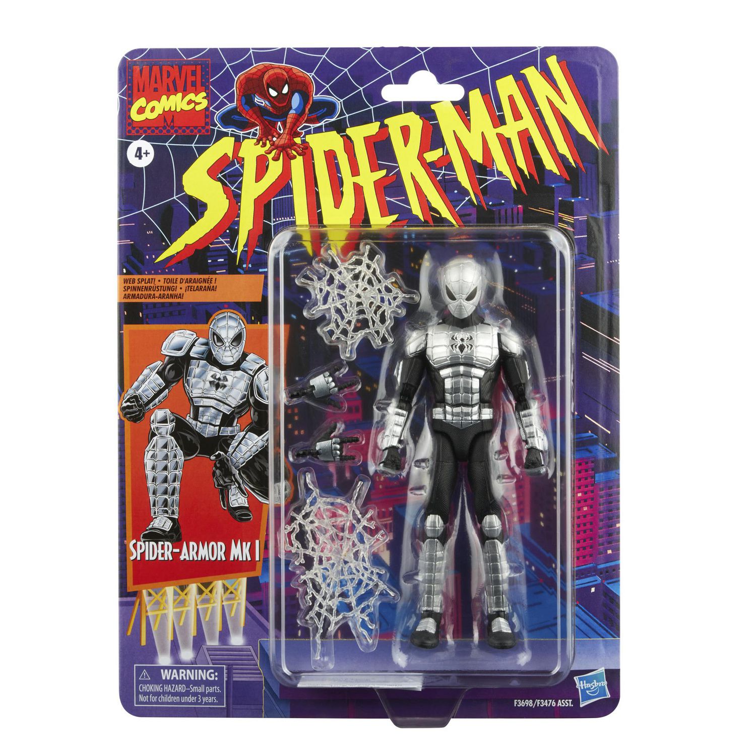 Marvel Legends Series Spider-Man 6-inch Spider-Armor Mk I Action