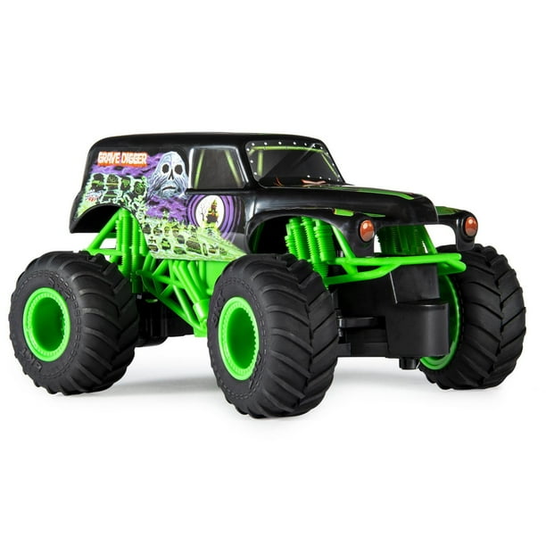 Monster Jam, Official Grave Digger Remote Control Monster Truck, 1:24 Scale,  2.4 GHz, for Ages 4 and Up 