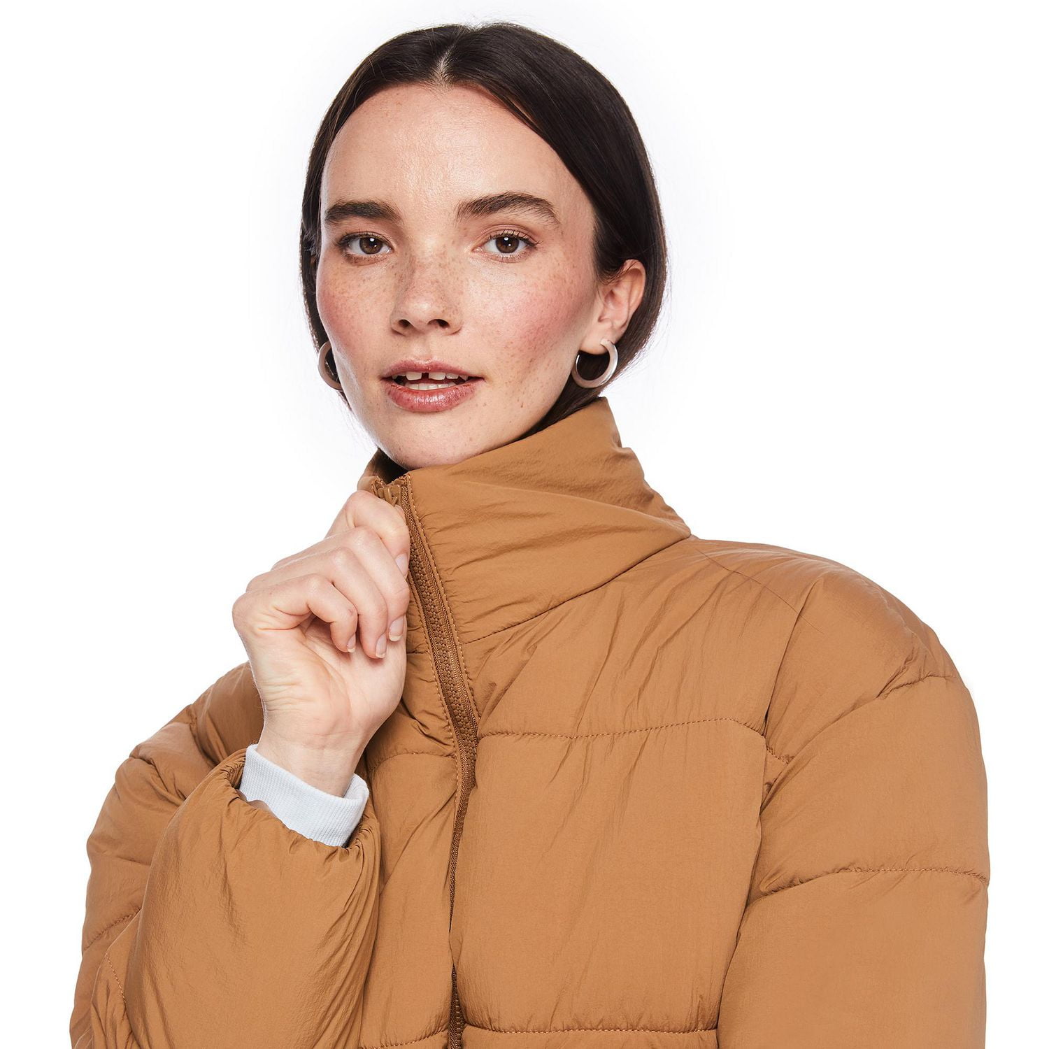 George Women's Short Puffer Jacket, Sizes XS-XXL