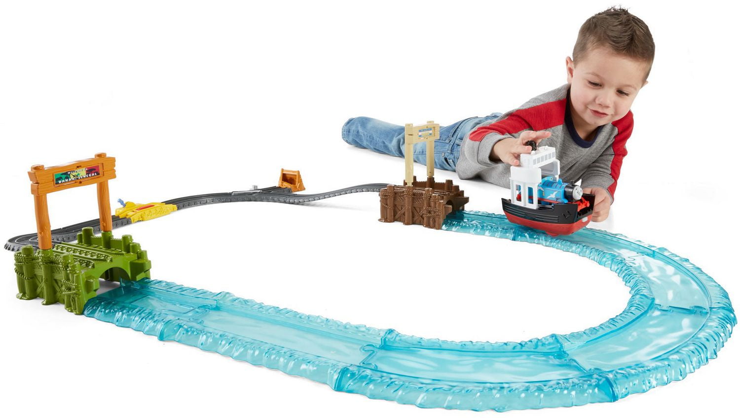 Thomas & friends motorized cheap railway thomas at sea