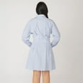 thumbnail image 3 of Devoted long sleeve striped button-up A-line mini dress, 3 of 4