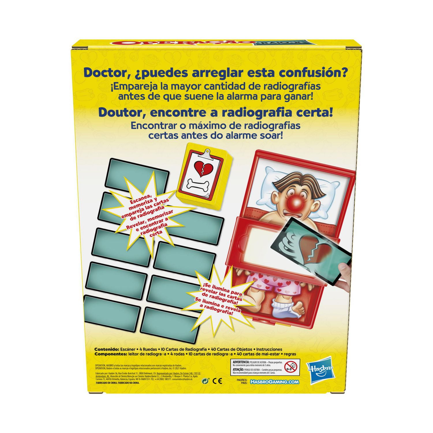 Operation X-Ray Match Up Board Game for 2 or More Players, Matching Game  for Kids Ages 4 and Up, With Lights and Sounds - Walmart.ca