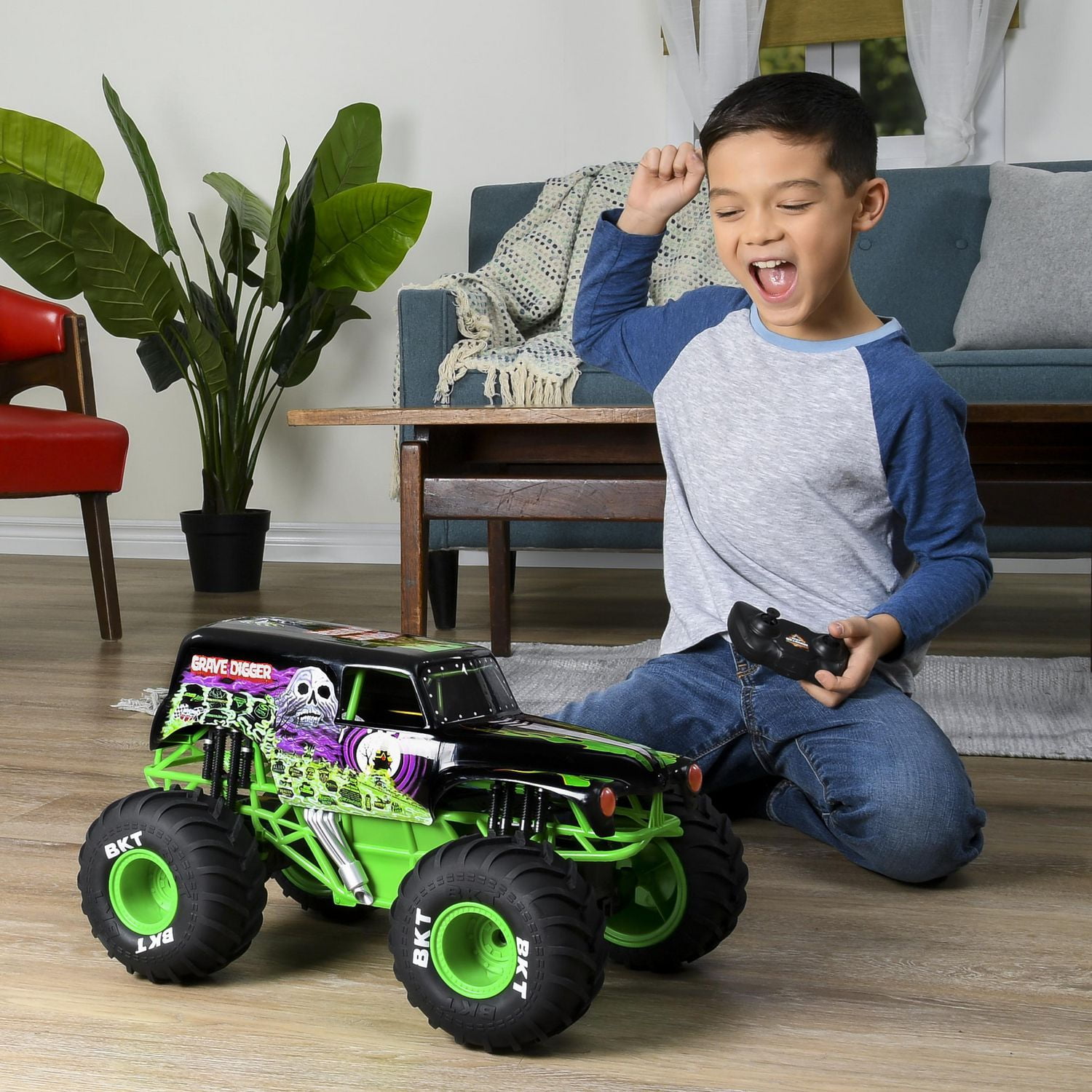 Grave digger rc car walmart on sale