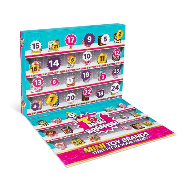5 Surprise Mini Brands Disney Store Edition Series 1 Advent Calendar 24  Minis 3 Exclusives Zuru Toys - ToyWiz