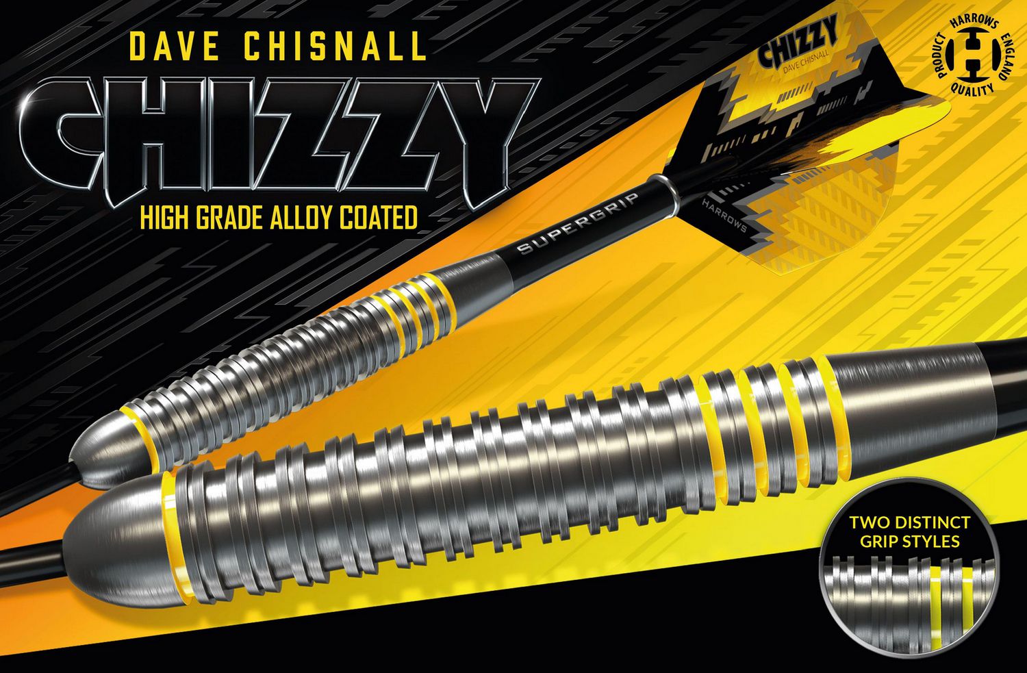 送料込】 【4BA新品】Harrows 21g CHISNALL DAVE ダーツ