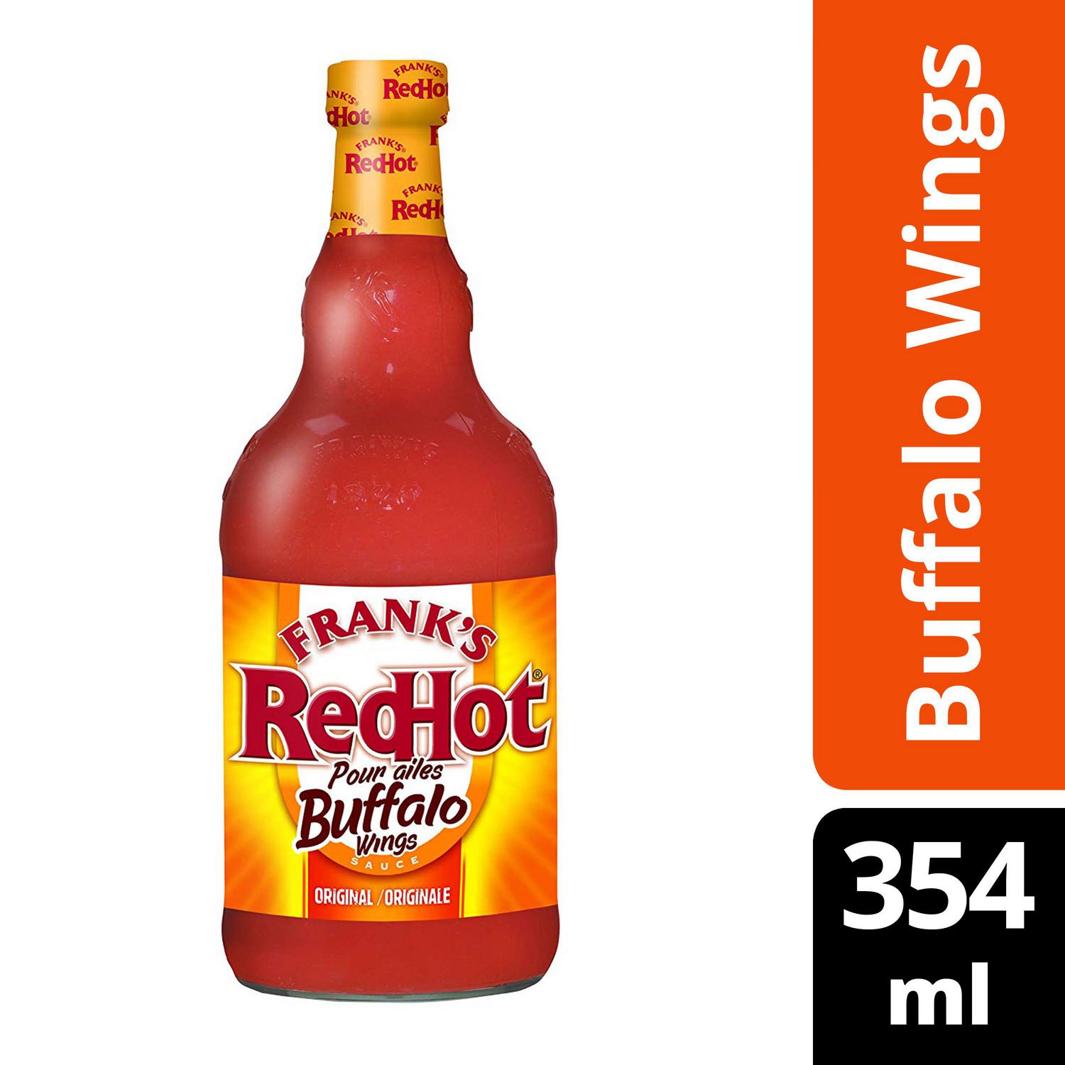 Frank's RedHot, Hot Sauce, Buffalo Wings Sauce, 354ml
