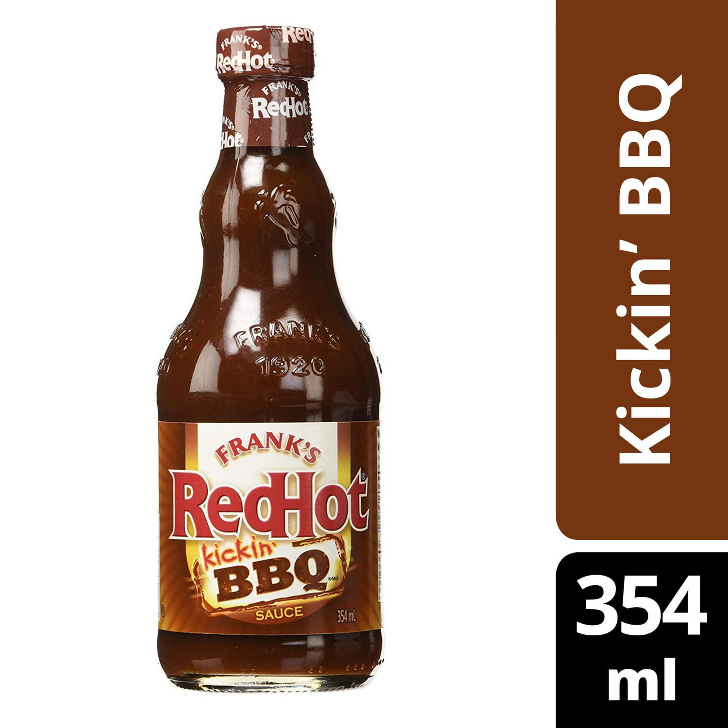 Frank's RedHot, Hot Sauce, Kickin' BBQ Sauce, 354ml